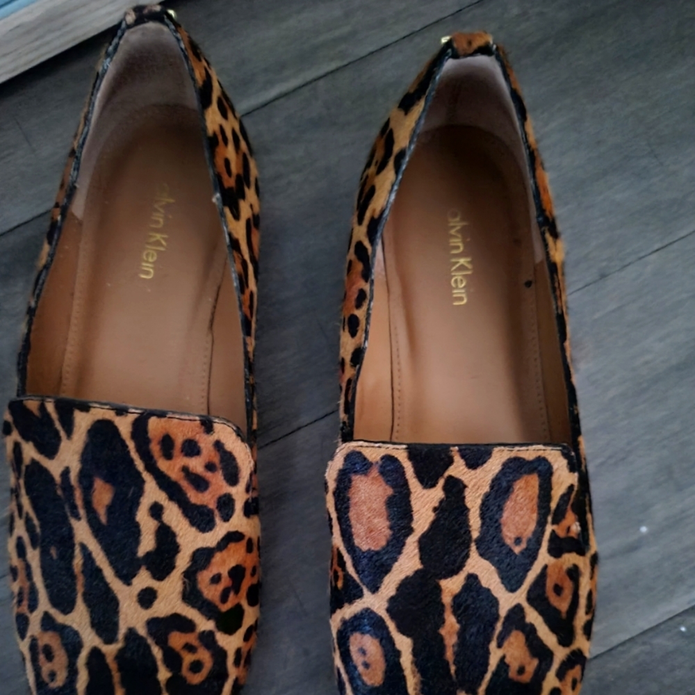 Leopard Print Loafers